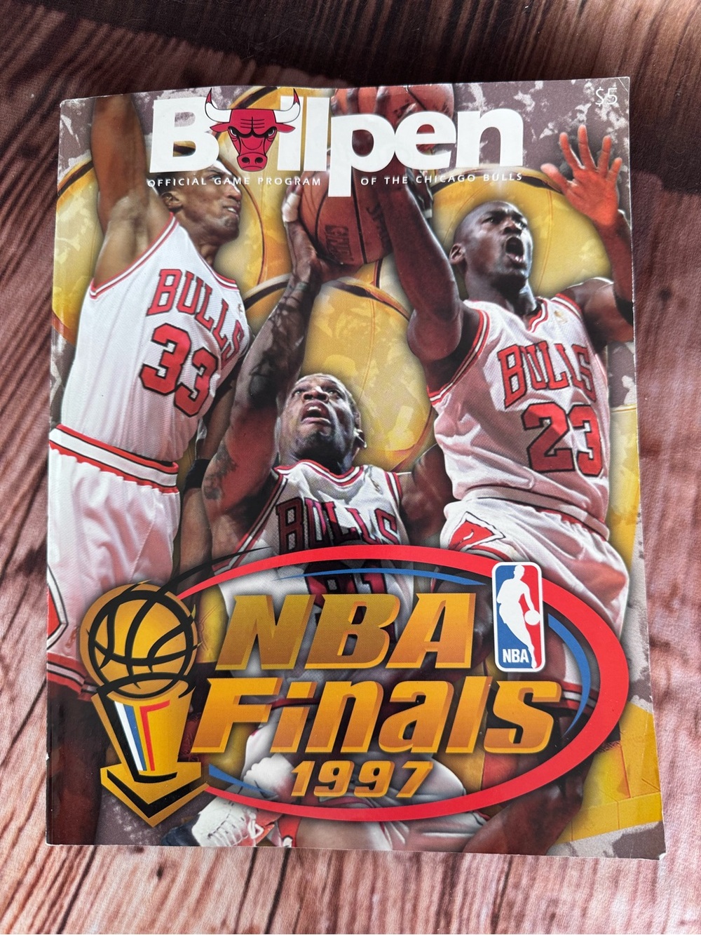 1997 NBA Finals "Bullpen" Chicago Bulls Program
